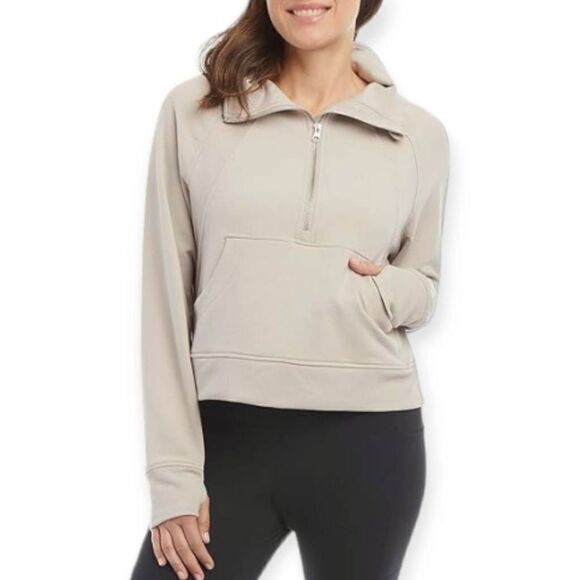 DANSKIN TAUPE PULLOVER SZ. L NWOT - Picture 1 of 10